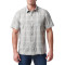 Сорочка тактична 5.11 Tactical Nate Short Sleeve Shirt, Titan grey plaid