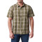 Сорочка тактична 5.11 Tactical Nate Short Sleeve Shirt, Sage green plaid