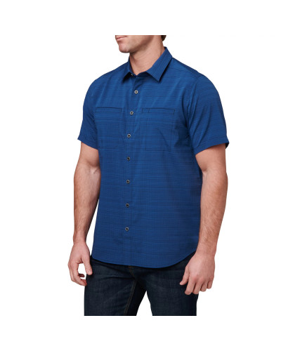 Сорочка тактична 5.11 Tactical Ellis Short Sleeve Shirt, Pacific Navy (71207-721)
