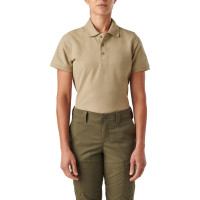 Футболка женская поло 5.11 Tactical Women's Utility Short Sleeve Polo, Silver tan