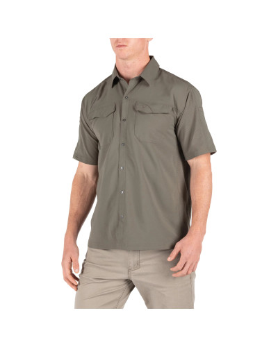 Сорочка тактична з коротким рукавом 5.11 FREEDOM FLEX WOVEN S/S, Ranger green (71340-186)