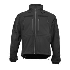 Куртка демисезонная Mil-Tec Softshell Plus, Black