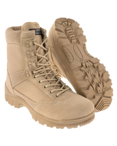 Ботинки тактические Sturm Mil-Tec Tactical boots with YKK zipper, Khaki (12822104)