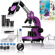 Микроскоп Bresser Junior Biolux SEL 40x-1600x Purple с адаптером для смартфона (8855600TJ5000)
