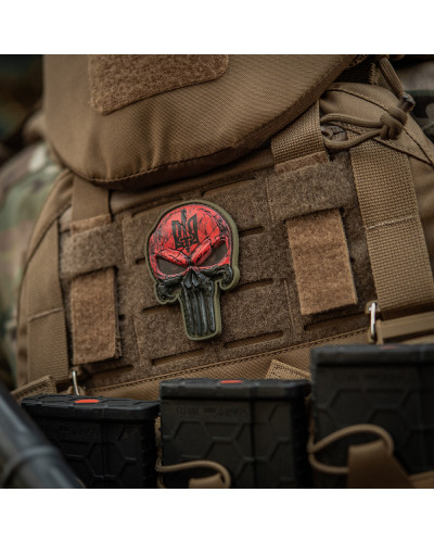 M-Tac нашивка Punisher Червоний (51353801)