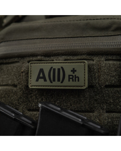 M-Tac нашивка группа крови A(II) Rh(+) PVC 25х60 Olive (51260001)