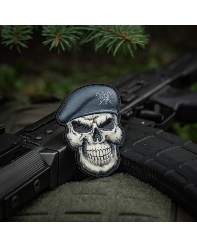 M-Tac нашивка Череп у береті (Гірська піхота) (52338112)