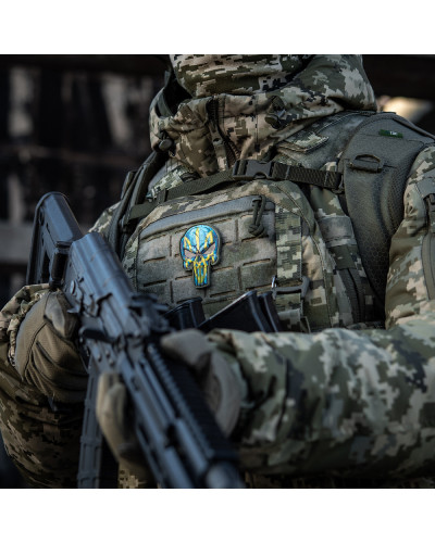 M-Tac нашивка Punisher Тризуб (51353804)