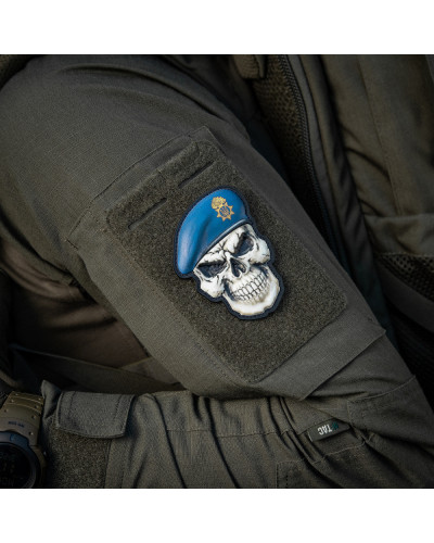 M-Tac нашивка Череп у береті (Національна Гвардія України) Синій (52338115)