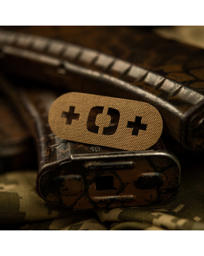 M-Tac нашивка група крові +0+ наскрізна Laser Cut Coyote (58239205)