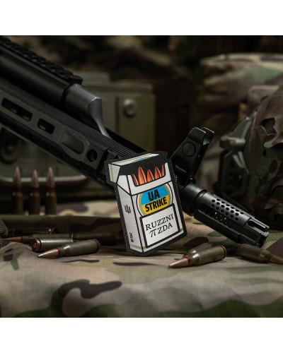 M-Tac нашивка UA STRIKE Black (51356002)
