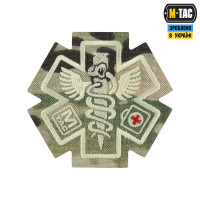 M-Tac нашивка Paramedic (вишивка) Multicam