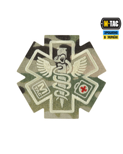M-Tac нашивка Paramedic (вишивка) Multicam (51432008)