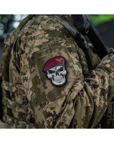 M-Tac нашивка Череп у береті (Десантно-Штурмові війська) (52338105)
