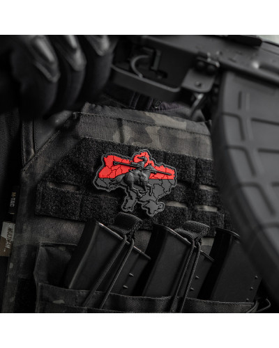 M-Tac нашивка Козацька Україна 3D PVC Red/Black (51349006)