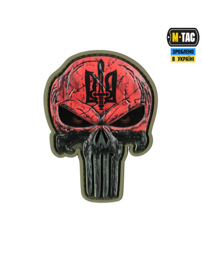 M-Tac нашивка Punisher Червоний (51353801)