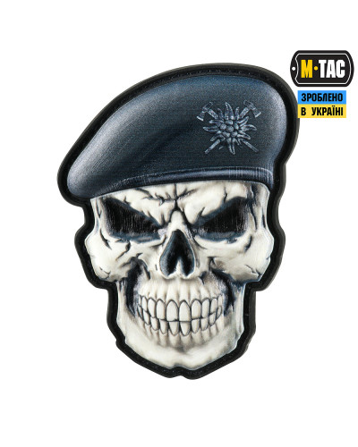 M-Tac нашивка Череп у береті (Гірська піхота) (52338112)