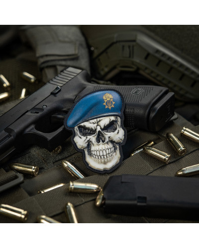 M-Tac нашивка Череп у береті (Національна Гвардія України) Синій (52338115)