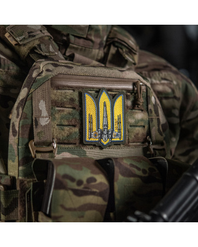 M-Tac нашивка Тризуб UA-Wing (вишивка) Ranger Green (51373023)