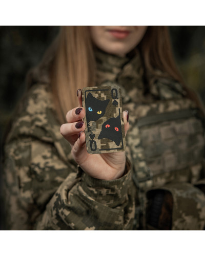 M-Tac нашивка Queen of spades MM14/Black (51362230)