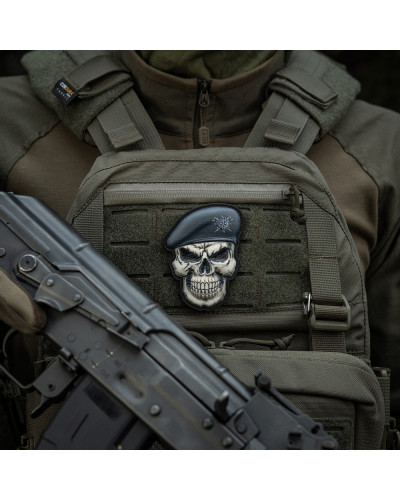 M-Tac нашивка Череп у береті (Гірська піхота) (52338112)