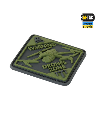 M-Tac нашивка Drones Zone PVC Olive (51346001)
