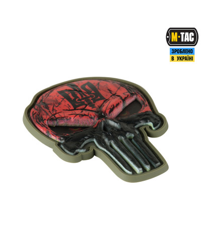 M-Tac нашивка Punisher Червоний (51353801)