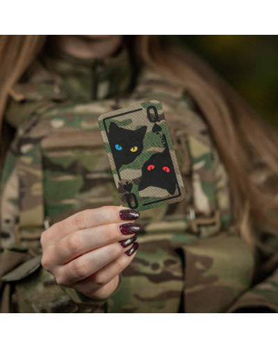 M-Tac нашивка Queen of spades Multicam/Black (51362008)