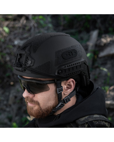 M-Tac нашивка группа крови -0- сквозная Laser Cut Black (58339202)