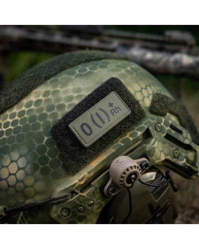 M-Tac нашивка группа крови O(I) Rh(+) PVC 25х60 Olive (51263001)