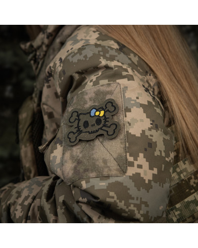 M-Tac нашивка KITTY контур (вишивка) Ranger Green (51386223)