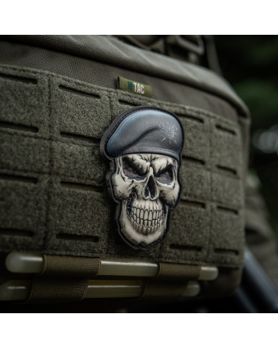 M-Tac нашивка Череп у береті (Гірська піхота) (52338112)