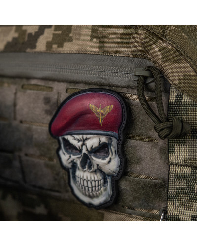 M-Tac нашивка Череп у береті (Десантно-Штурмові війська) (52338105)
