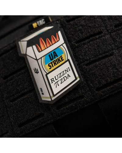 M-Tac нашивка UA STRIKE Black (51356002)