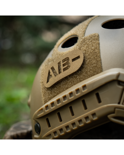 M-Tac нашивка група крові AB- наскрізна Laser Cut Coyote (58232005)