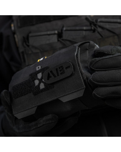 M-Tac нашивка група крові AB- наскрізна Laser Cut Black (58232002)