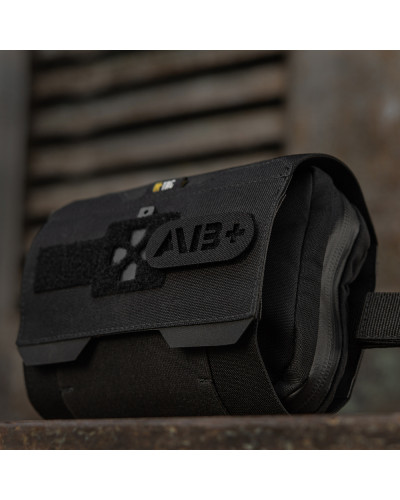 M-Tac нашивка група крові AB+ наскрізна Laser Cut Black (58231002)