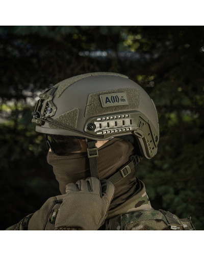 M-Tac нашивка группа крови A(II) Rh(-) PVC 25х60 Olive (51261001)