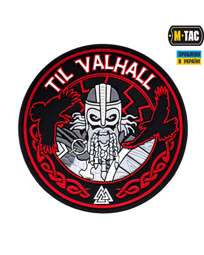 M-Tac нашивка Til Valhall PVC Red/Black (51142332)