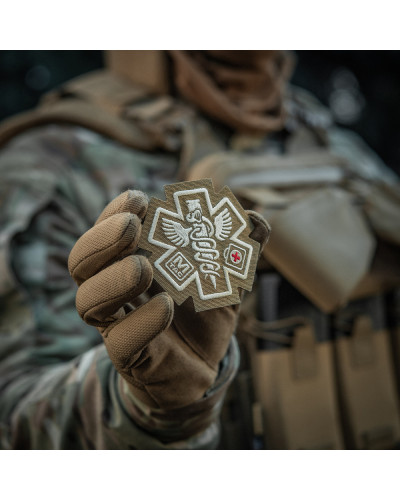 M-Tac нашивка Paramedic (вишивка) Coyote (51432005)