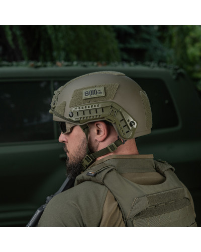 M-Tac нашивка группа крови B(III) Rh(-) PVC 25х60 Olive (51264001)