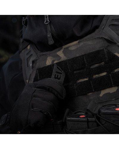 M-Tac нашивка група крові AB- наскрізна Laser Cut Black (58232002)