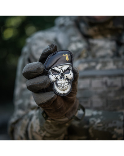 M-Tac нашивка Череп у береті (Танкові війська) (52338107)