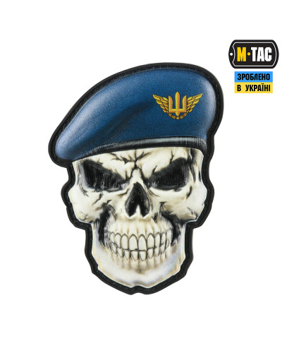 M-Tac нашивка Череп у береті (загальний Повітряних сил) (52338102)