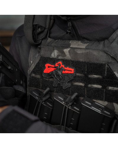 M-Tac нашивка Козацька Україна 3D PVC Red/Black (51349006)