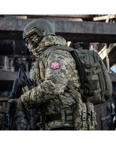M-Tac нашивка Paramedic (вишивка) Black (51432002)
