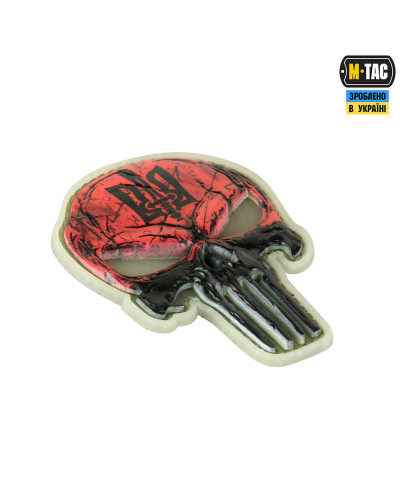 M-Tac нашивка Punisher Червоний GID (51353891)