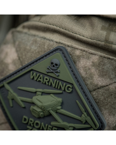 M-Tac нашивка Drones Zone PVC Olive (51346001)