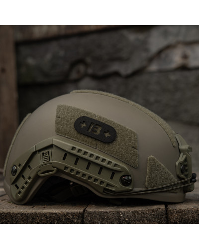 M-Tac нашивка група крові +B+ наскрізна Laser Cut Black (58235002)