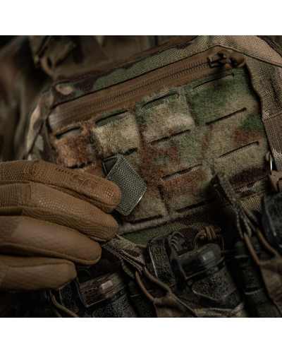 M-Tac нашивка група крові AB(IV) Rh(+) PVC 25х60 Olive (51266001)